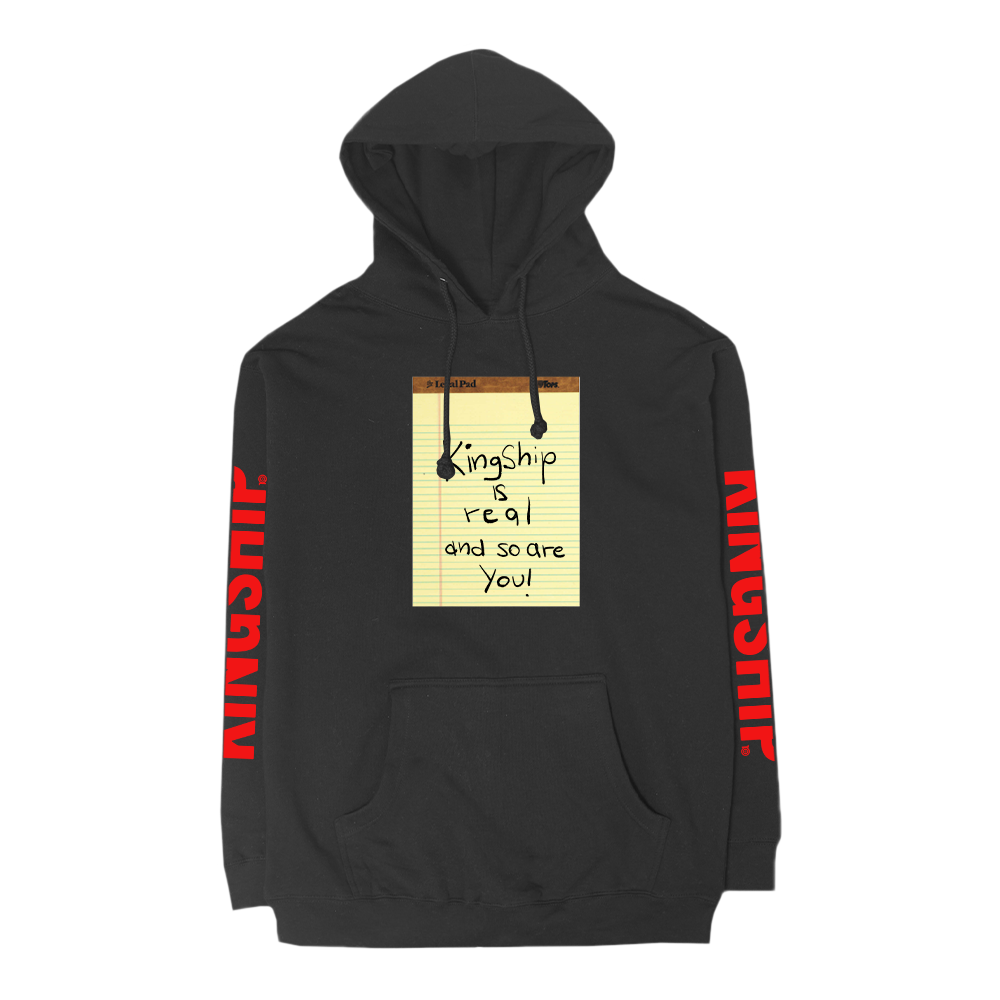 KINGSHIP Is Real Hoodie - Black